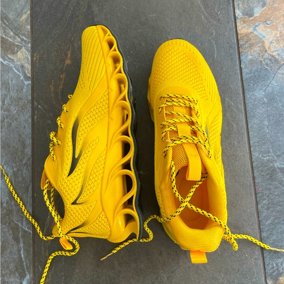 Yellow Flame Running Shoes - Picture 1 of 7